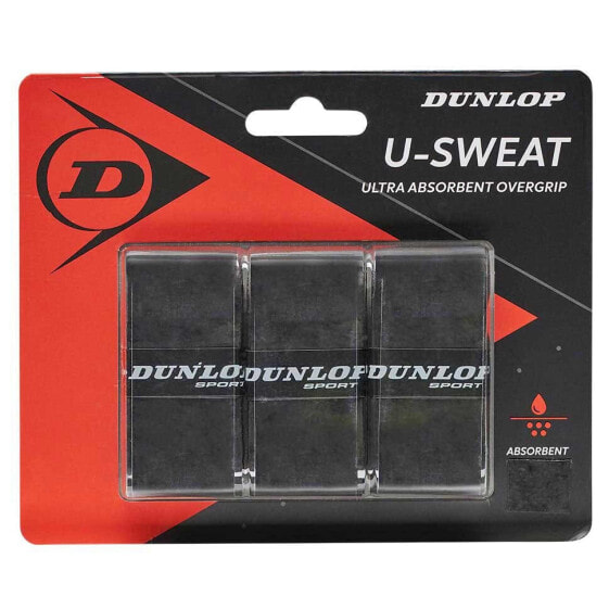 DUNLOP U-Sweat Tennis Overgrip 3 Units