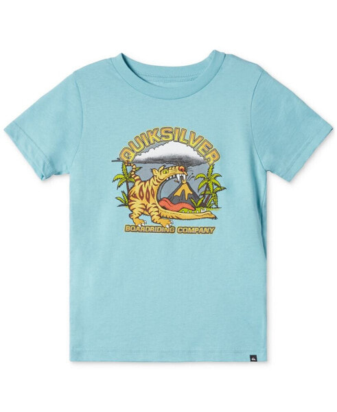 Toddler & Little Boys Barking Tiger Graphic Cotton T-Shirt