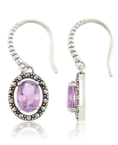 Серьги Macy's Marquise Amethyst