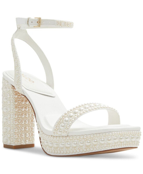 Women's Lulu Pearl Two-Piece Platform Dress Sandals