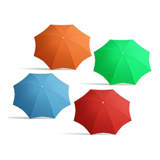 Зонт пляжный ATOSA с металлическим каркасом и нейлоновым покрытием UPF 4, ассорти, 16/19 мм