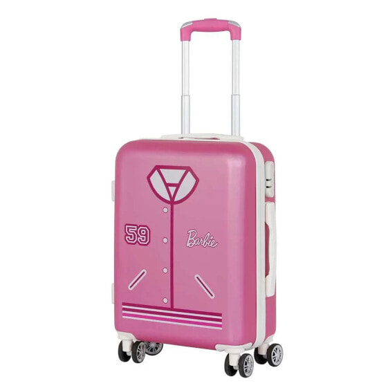 KARACTERMANIA Barbie Varsity Abs 4 Wheel Cabin Suitcase