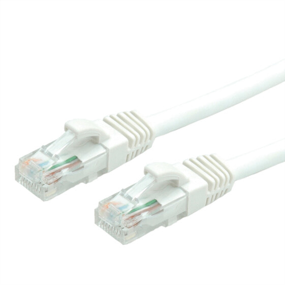 VALUE Patchkabel Kat.6 UTP LSOH weiß 10 m - Cable - Network