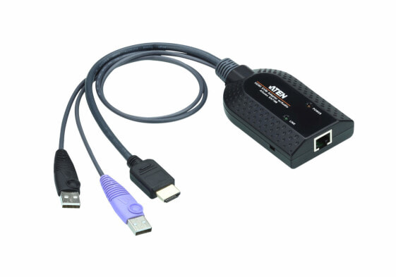 ATEN KA7188 - USB - USB - HDMI - Black - RJ-45 - 1920 x 1200 pixels