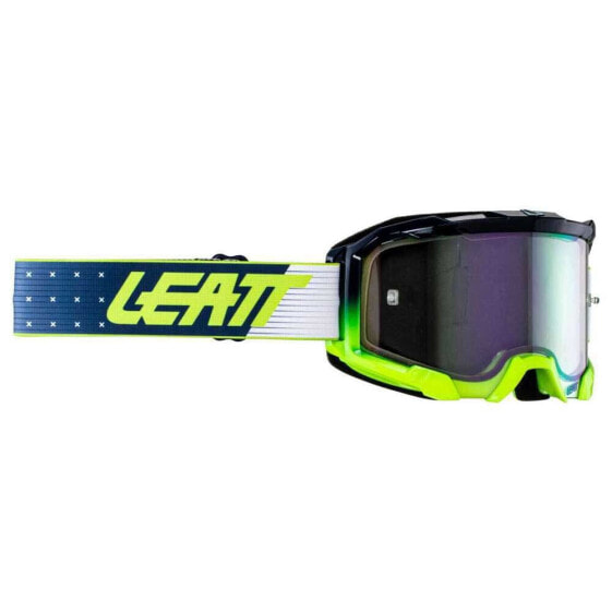 LEATT Velocity 4.5 Iriz off-road goggles with roll-off system