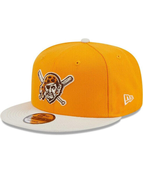Men's Gold Pittsburgh Pirates Tiramisu 9FIFTY Snapback Hat