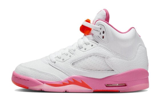 Кроссовки детские Jordan Air Jordan 5 Retro "Pinksicle" в бело-розовом цвете ГС 440892-168