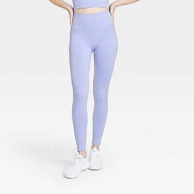 Women's Seamless High-Rise Leggings - All In Motion Lilac Purple M