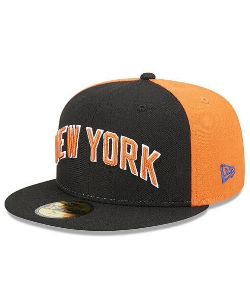 Men's Black New York Knicks 2022/23 City Edition Official 59FIFTY Fitted Hat