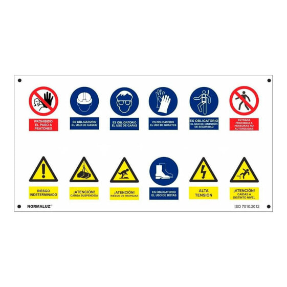 NORMALUZ 9021 Construction Works Signal Post 50x90 cm