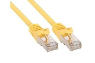 InLine Patch Cable SF/UTP Cat.5e yellow 25m