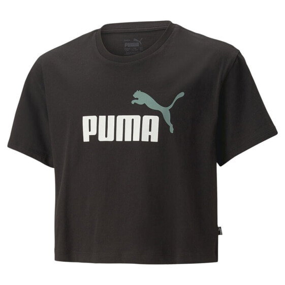 PUMA Logo Cropped short sleeve T-shirt