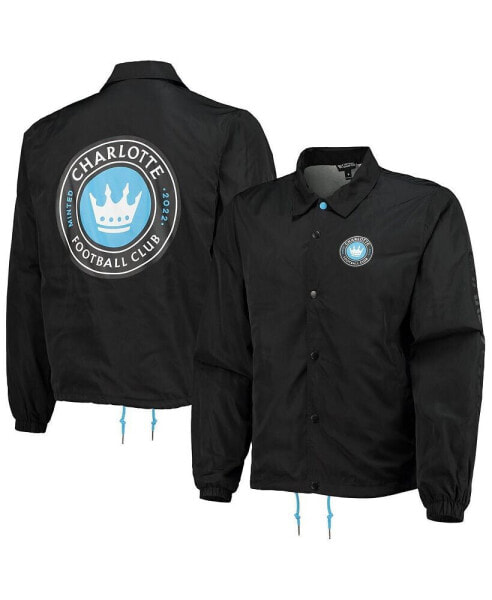 Куртка мужская с полной застежкой The Wild Collective черная Charlotte FC Coaches