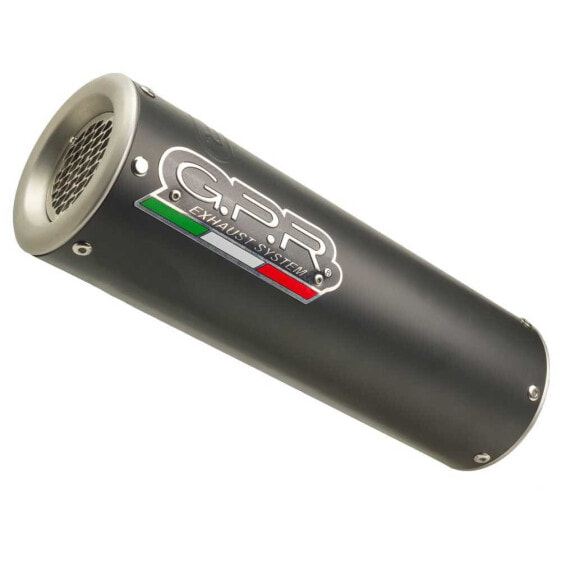 GPR EXHAUST SYSTEMS M3 Titanium High Level Full Line System Trident 660 21-22 Euro 5 CAT homologated muffler with link pipe