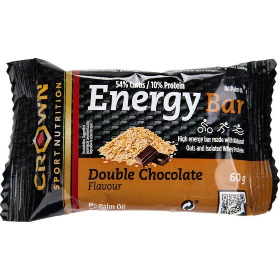 CROWN SPORT NUTRITION Double Chocolate Energy Bar 60g