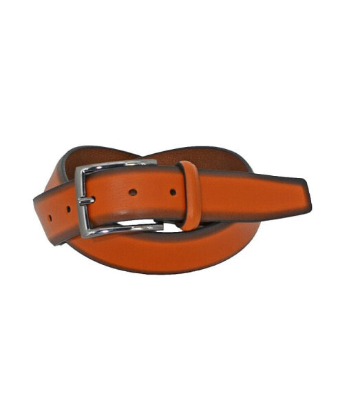 Men's Split Leather Non-Reversible Dress Casual Belt