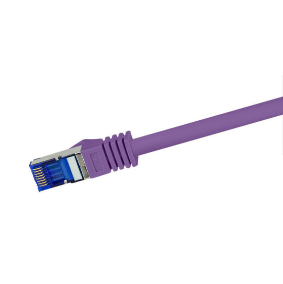 LogiLink C6A099S - Patchkabel Ultraflex Cat.7-Rohkabel S/FTP violett 10 m - Cable - Network