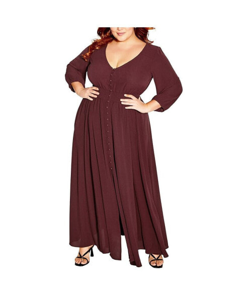 Plus Size Desire Maxi Dress