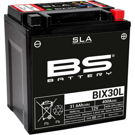 BS BATTERY BIX30L SLA 12V 400 A Battery