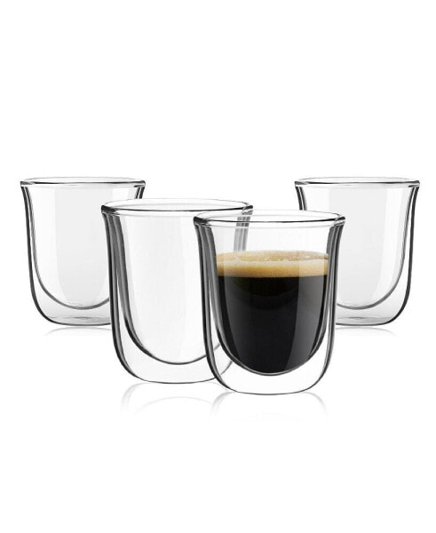 Javaah Double Wall Espresso Glasses - Set of 4