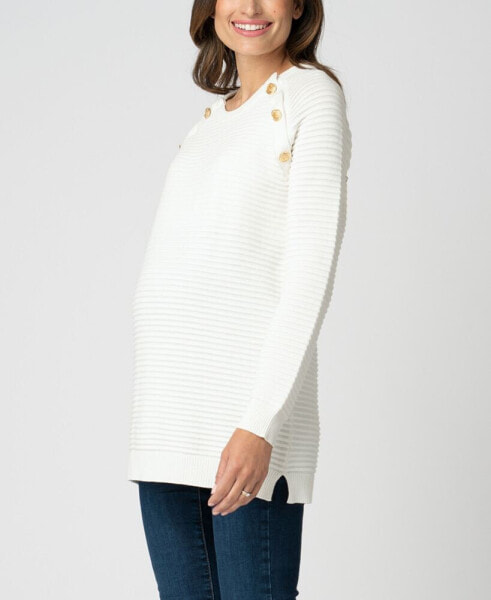 Women's Cotton Maternity to Nursing Sweater