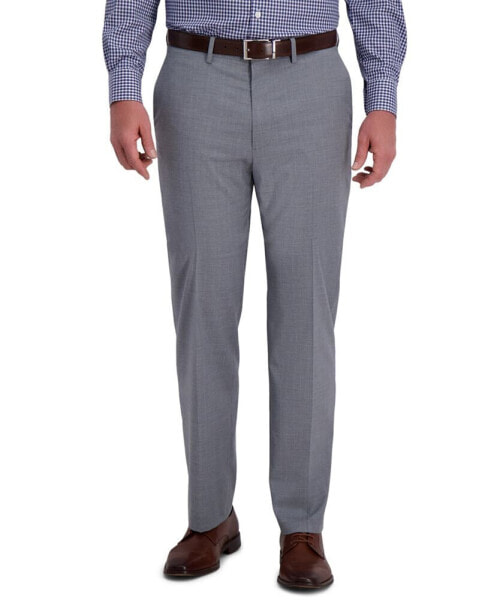 J.M. Men's Classic-Fit 4-Way Stretch Textured Plaid Performance Dress Pants