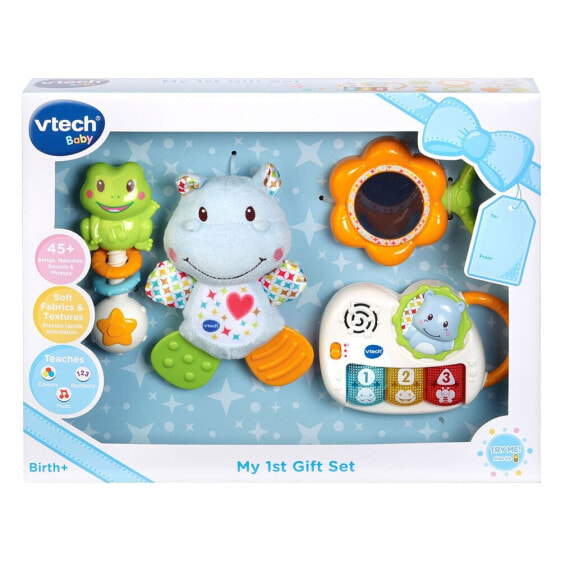 KO Vtech Playset My First Toys Blue In English Lang doll