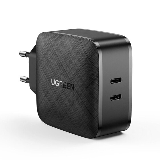 Ładowarka sieciowa 2x USB-C 66W Power Delivery 3.0 Quick Charge 4.0 - czarny