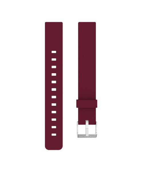 Active Unisex Maroon Black Extra Interchangeable Silicone Strap