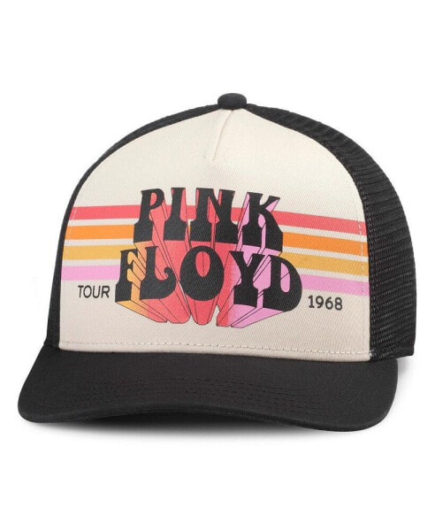 Men's Cream/Black Pink Floyd Sinclair Trucker Adjustable Hat