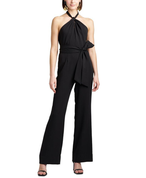 Women's Halter Straight-Leg Jumpsuit