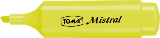 Фломастеры TOMA Mistral Pastel желтые 10 штук