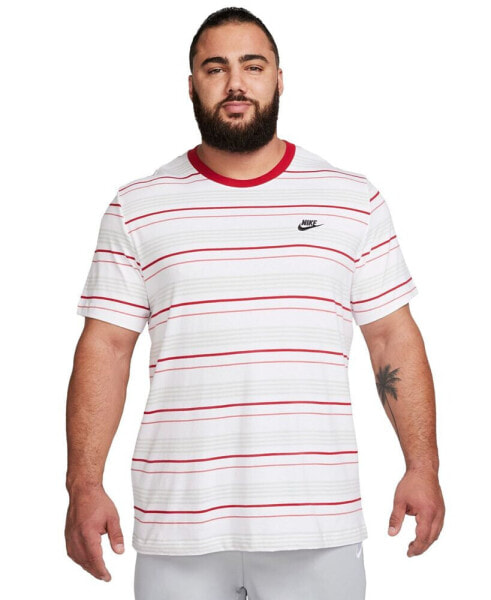 Men's Sportswear Striped Futura Logo T-Shirt