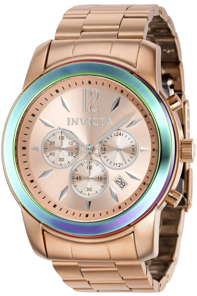 Invicta Specialty Chronograph Quartz Rose Dial Men's Watch 40493