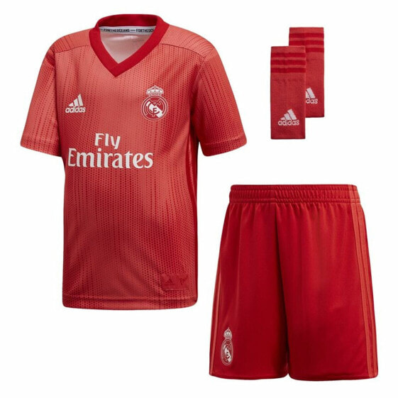 Спортивный костюм для девочек Adidas Real Madrid 2018/2019 Красный