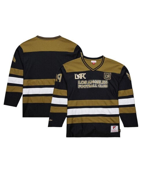 Men's Gold LAFC Stateside V-Neck Long Sleeve Jersey