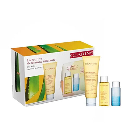 Gift set of cleansing care for normal to dry skin Moisturizing Cleansing Routine