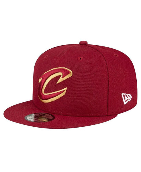 Men's Wine Cleveland Cavaliers Official Team Color 9FIFTY Snapback Hat