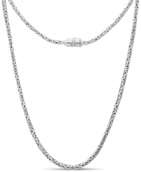 DEVATA borobudur Round 2.5mm Chain Necklace in Sterling Silver