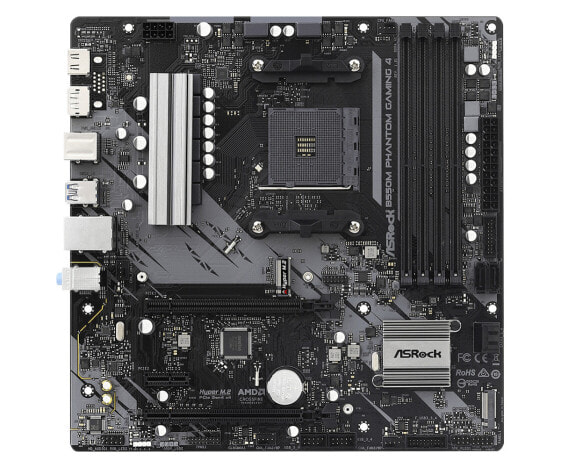 ASRock B550M Phantom Gaming 4 - AMD Ryzen™ - DDR4-SDRAM - 128 GB - DIMM
