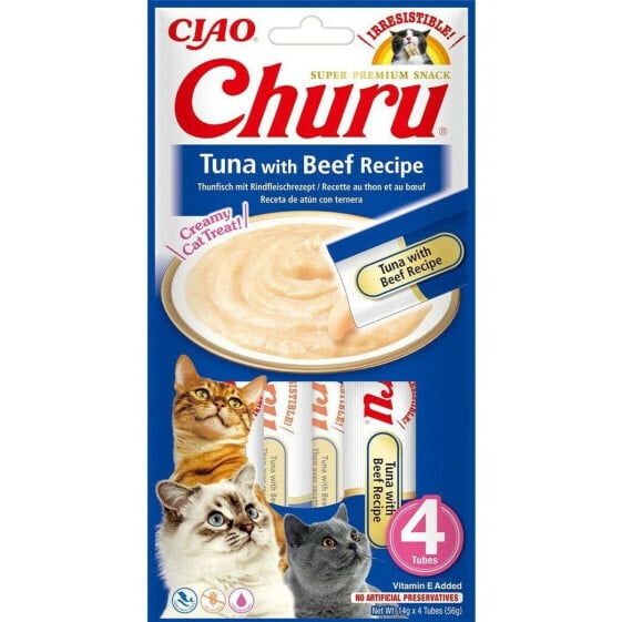 Snack for Cats Inaba Churu 4 x 14 g Тунец Телятина