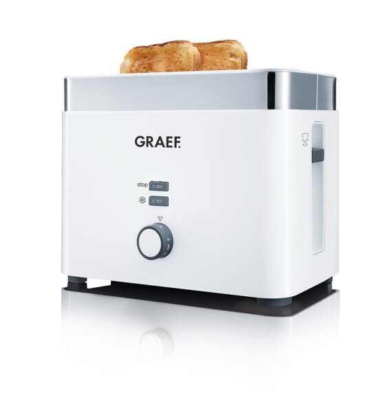 Graef TO 61 - 2 slice(s) - White - Plastic - - - Y - Rotary - 1000 W