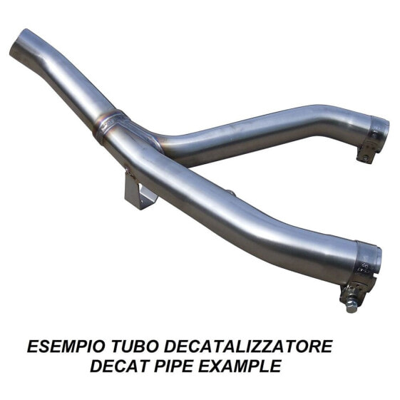 GPR EXHAUST SYSTEMS Honda MSX-Grom 125 18-20 Ref:E4.H.234.DEC Not Homologated Stainless Steel Link Pipe