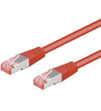 Wentronic Goobay CAT 6 Patch Cable S/FTP (PiMF), red, 2 m, Cat6, S/FTP (S-STP), RJ-45, RJ-45