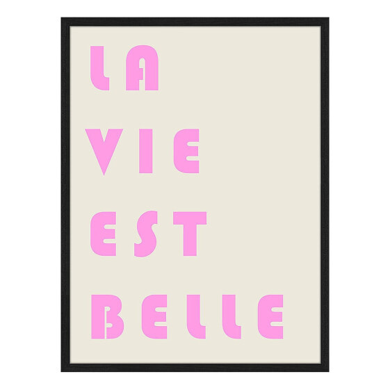 Bild La Vie Est Belle Pink