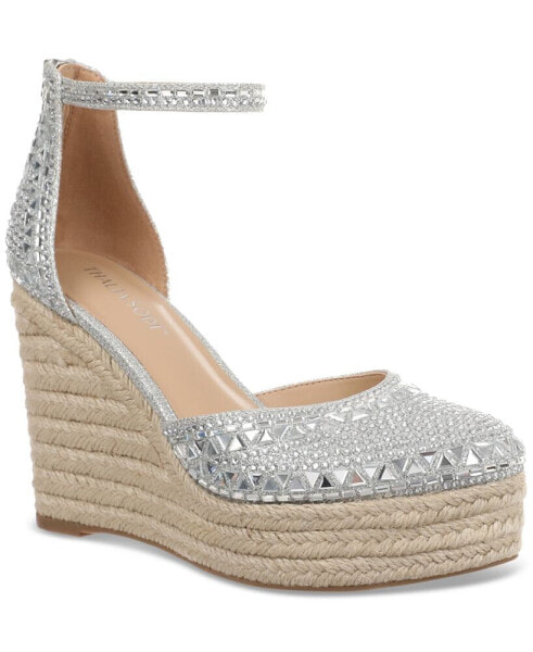 Women's Mika Embellished Espadrille Wedge Sandals