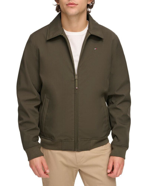 Men's Classic Soft-Shell Bomber Jacket