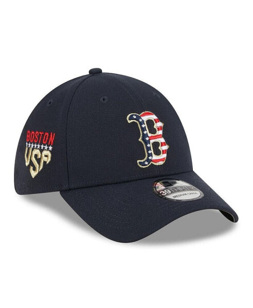 Головной убор мужской New Era бейсболка Boston Red Sox 2023 Fourth of July 39THIRTY Flex Fit Hat