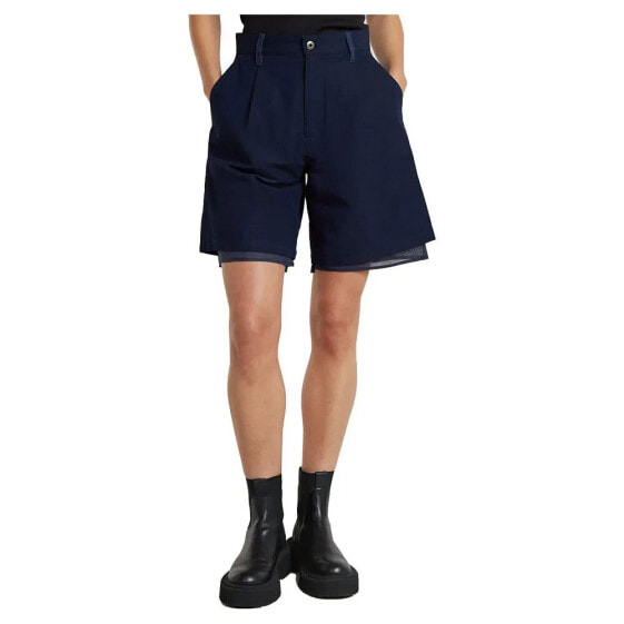 G-STAR Linen Barrel denim shorts