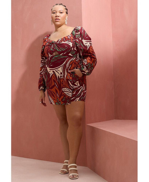 Юбка ELOQUII plus Size Skort Romper